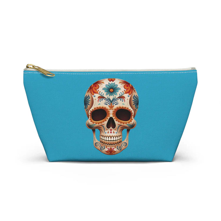 southwestern makeup bag, sugar skull makeup bag, accessory pouch, The Wyo Shop