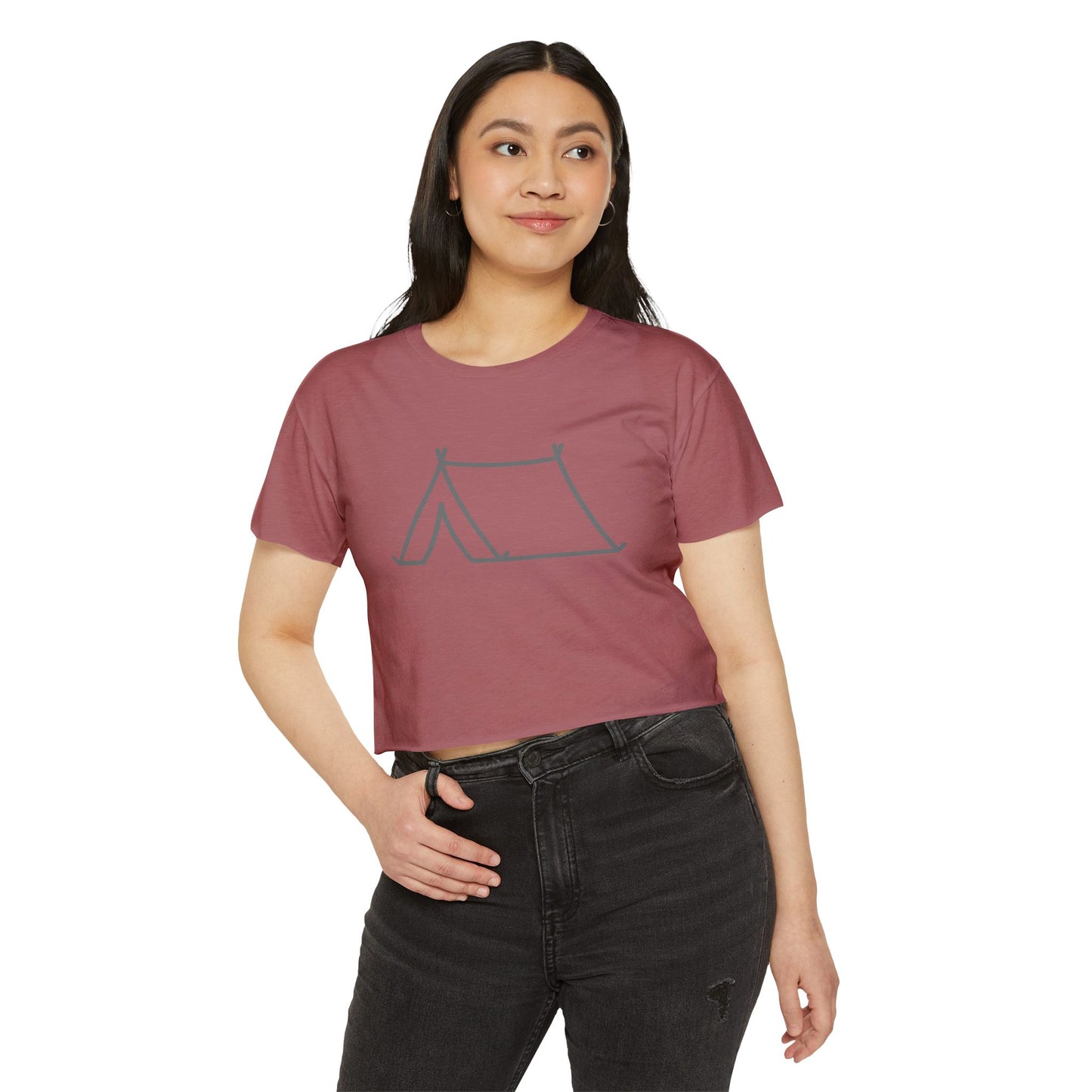 Paprika Tent Crop Top