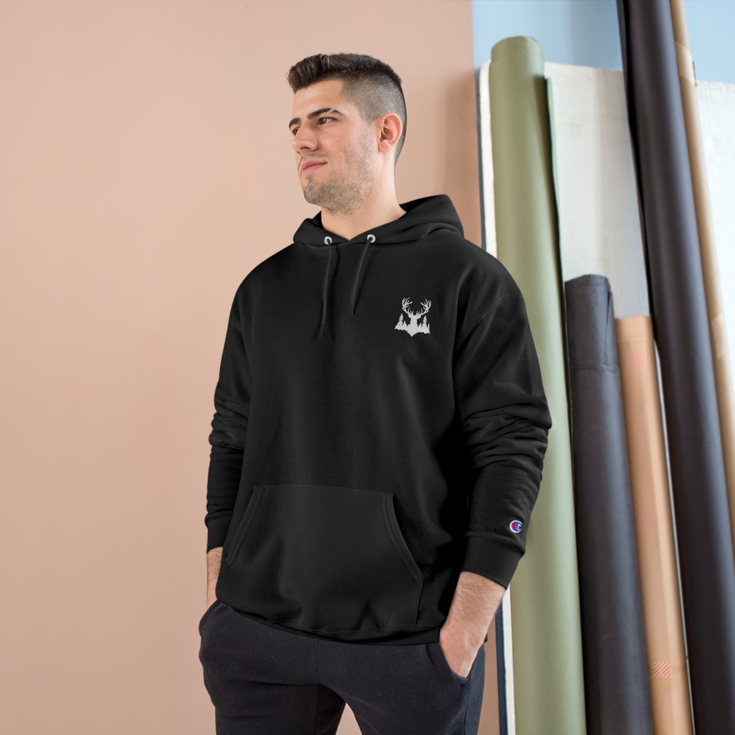 Mythical Buck Black Hoodie