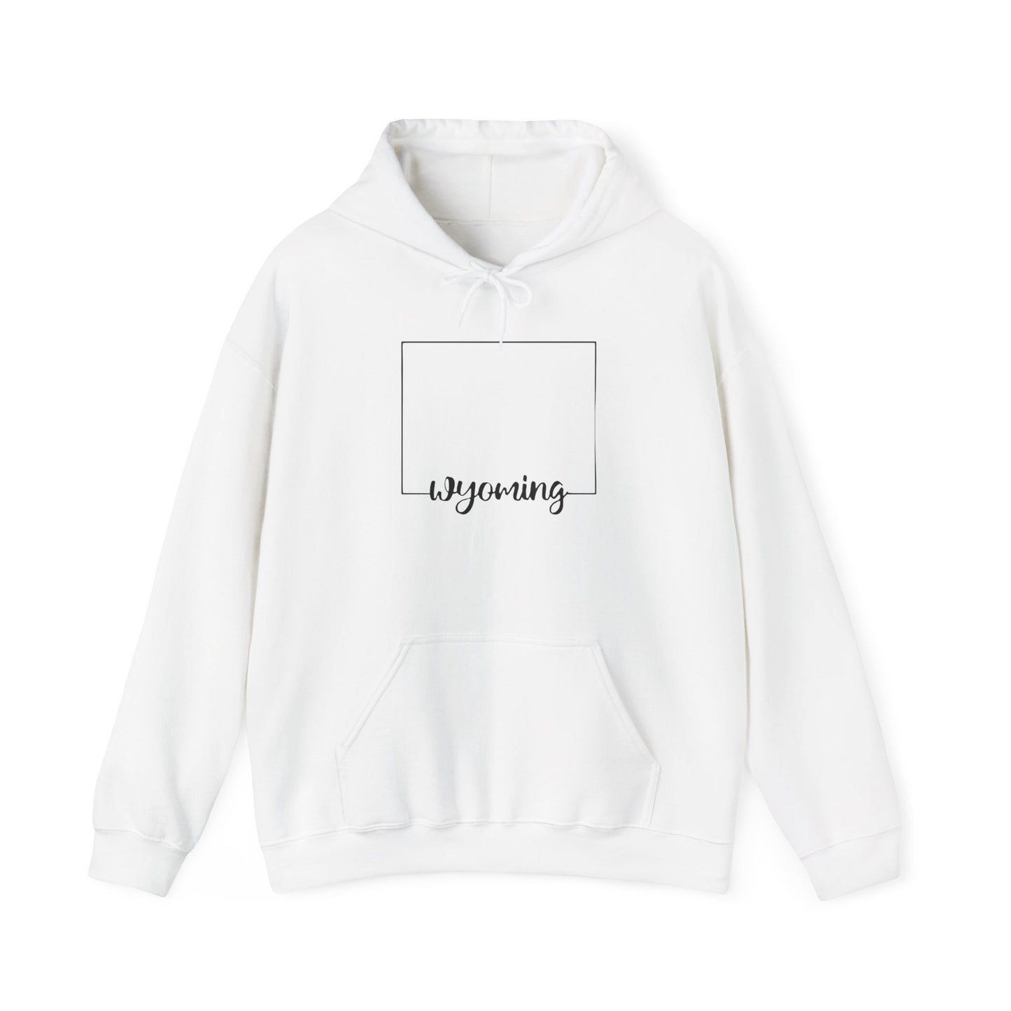 Wyoming Hooded Sweatshirt - Cozy State Pride Apparel, Mountain Lover Gift, Western Style Jumper, Souvenir Pullover, Outdoor Adventure