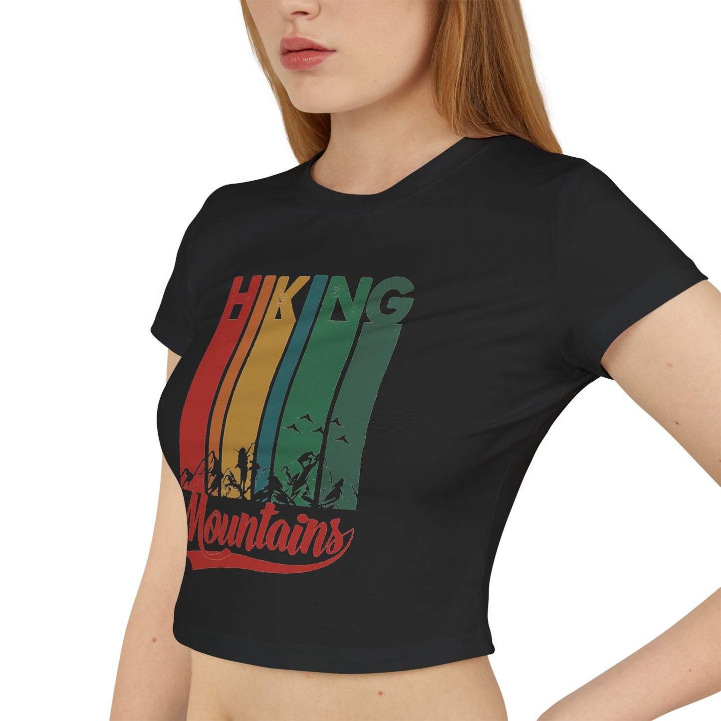 Black Hiking Baby Tee