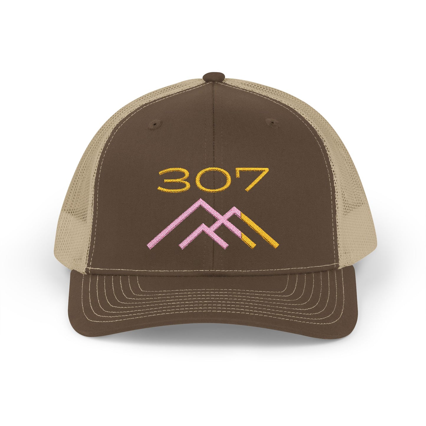 Snapback Trucker Cap, Wyoming Trucker Cap, 307 Snapback, Wyoming Trucker Hat