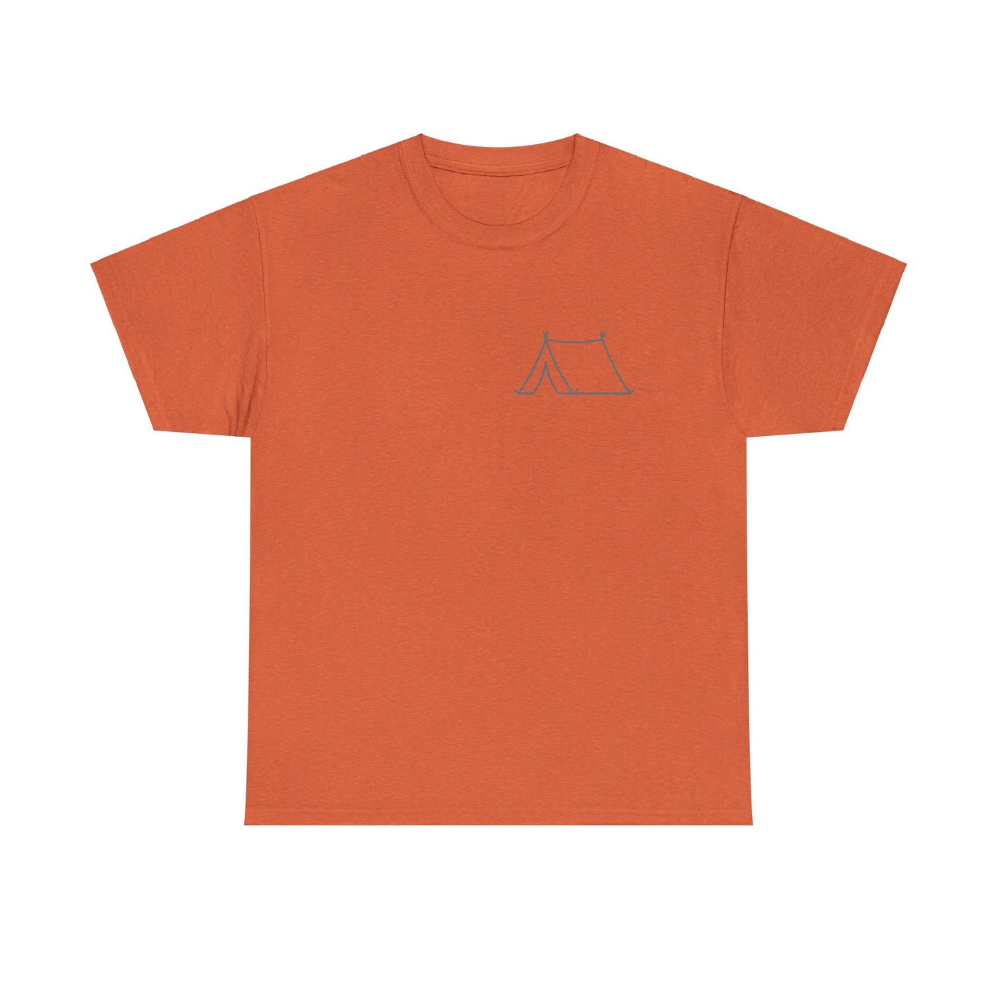 Orange Camping Tee