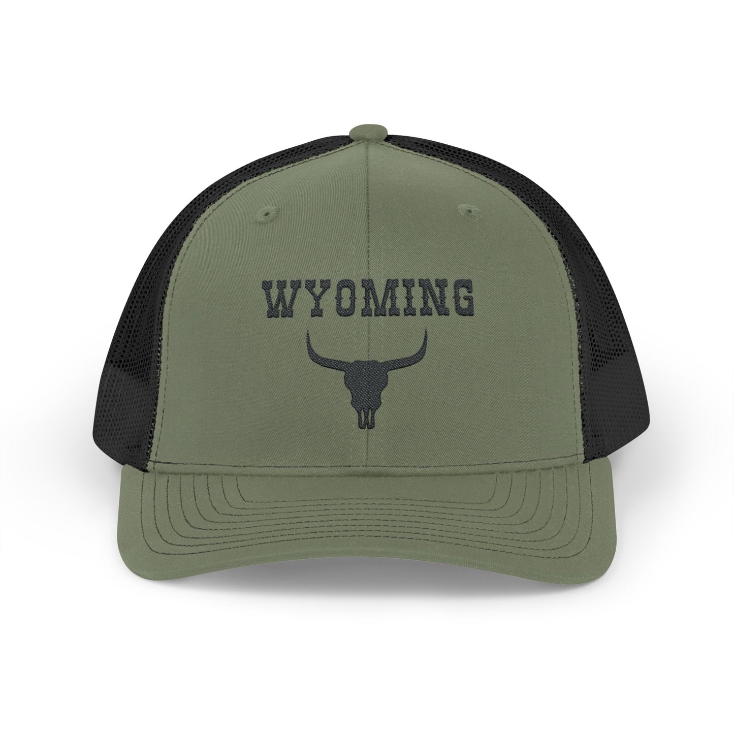 Snapback Trucker Cap, Wyoming Snapback, Wyoming Trucker Cap, Cowboy Snapback