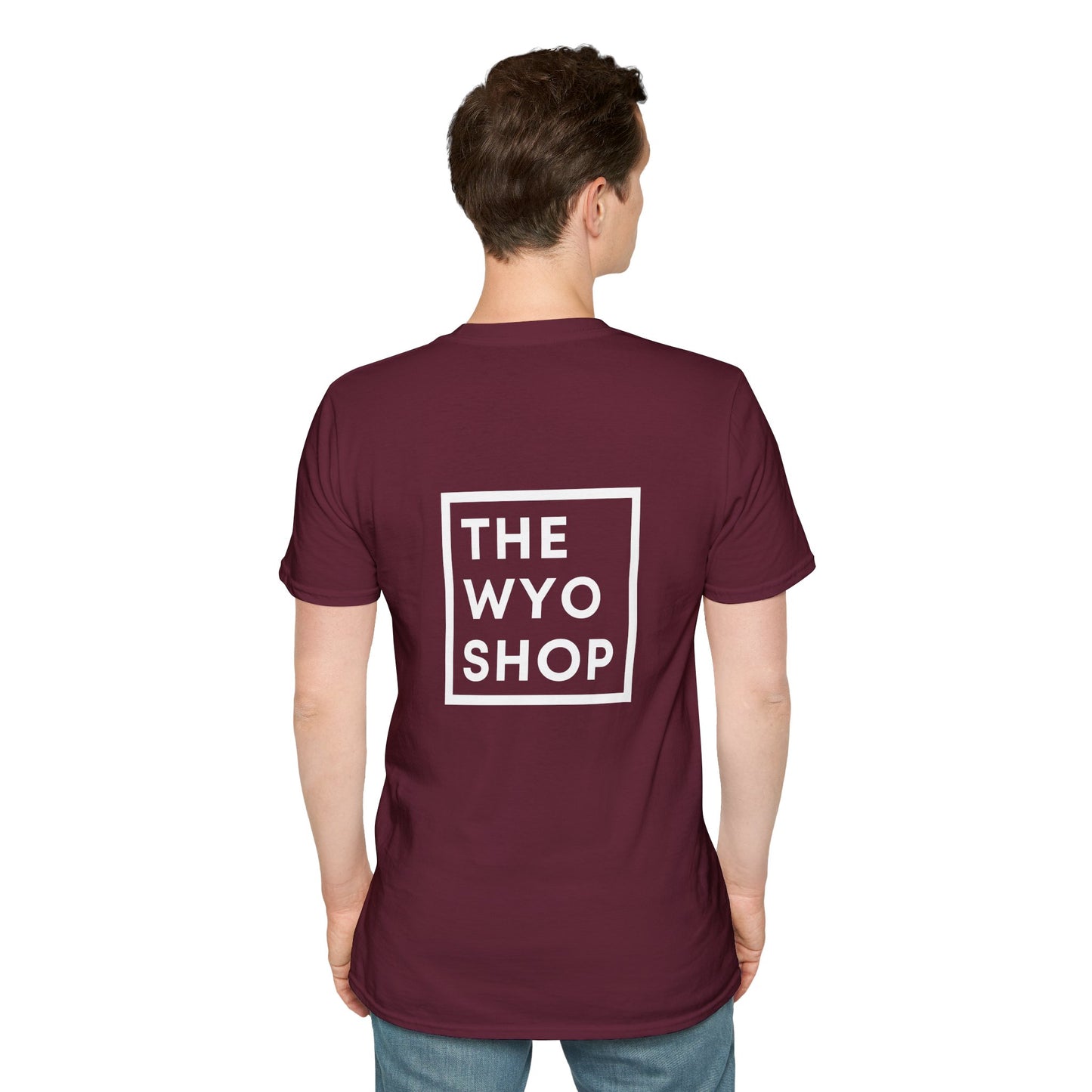 Maroon Back Logo Tee