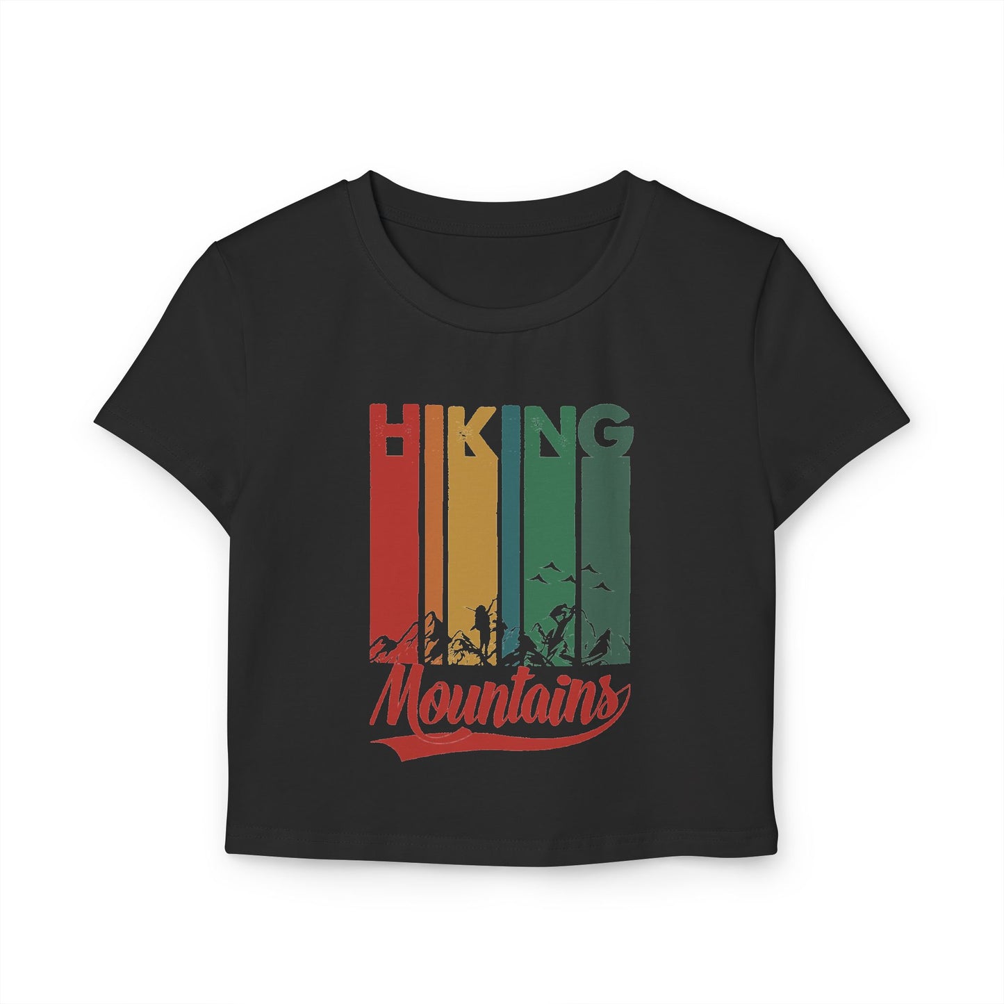 Black Hiking Baby Tee