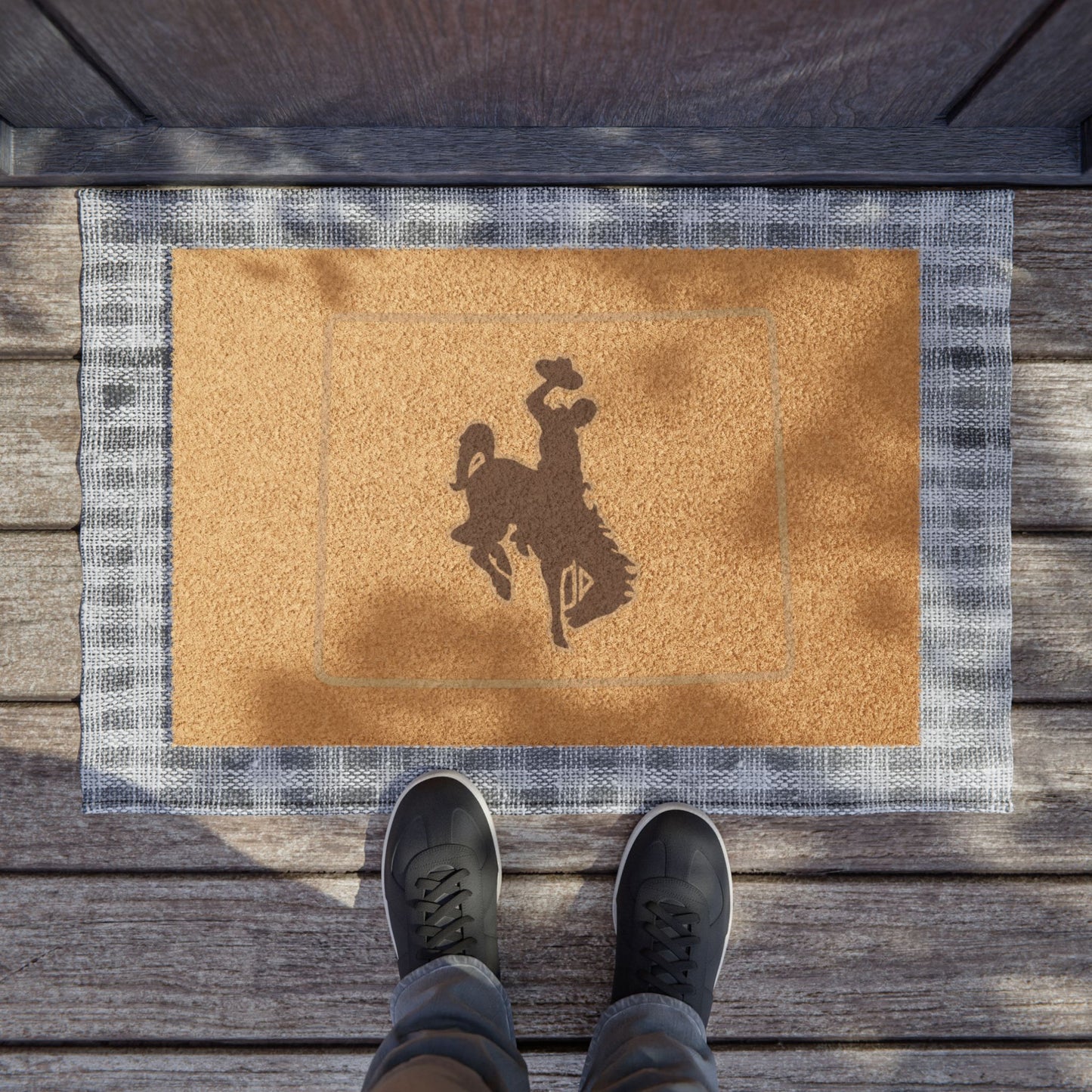 Wyoming Doormat, State Map Doormat