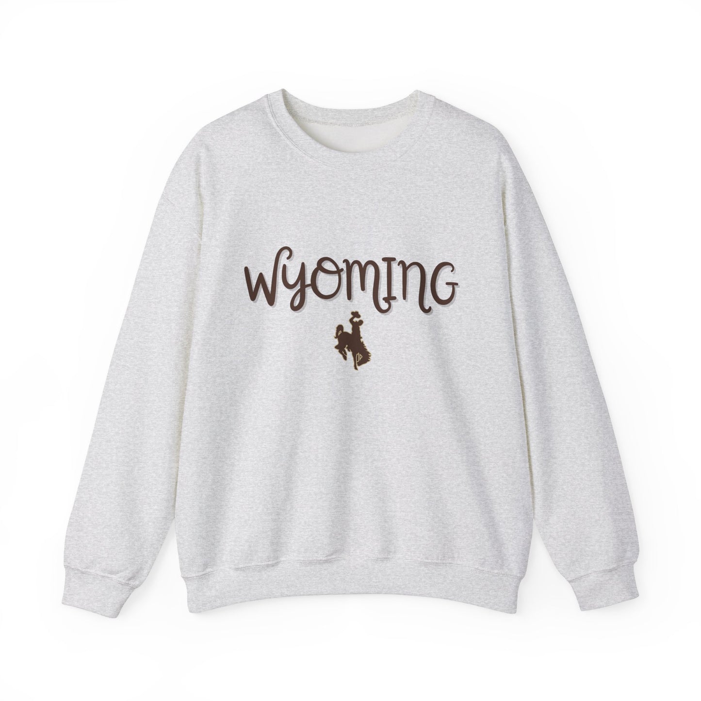 Wyoming Sweatshirt Crewneck - Unisex Heavy Blend, Cozy Wyoming Crewneck, Mountain Sweatshirt, Gift for Wyoming Lovers, Comfortable Crewneck