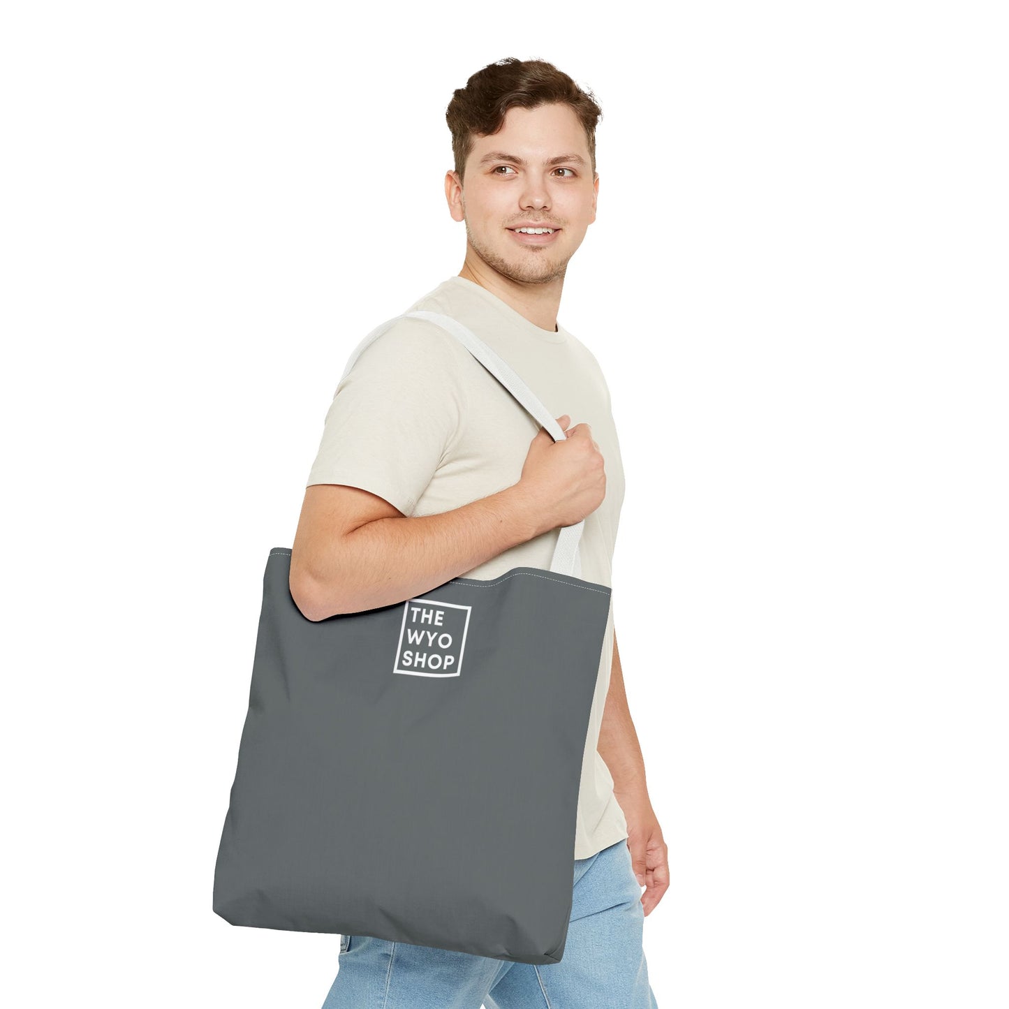 Grey Tote Bag