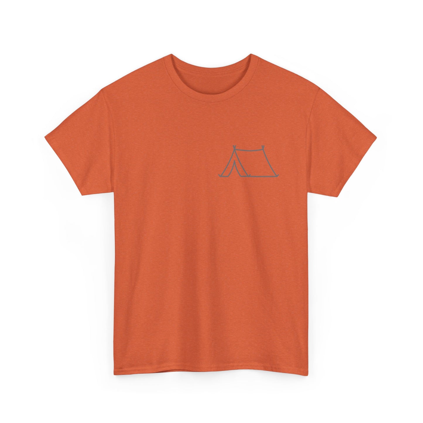 Orange Camping Tee