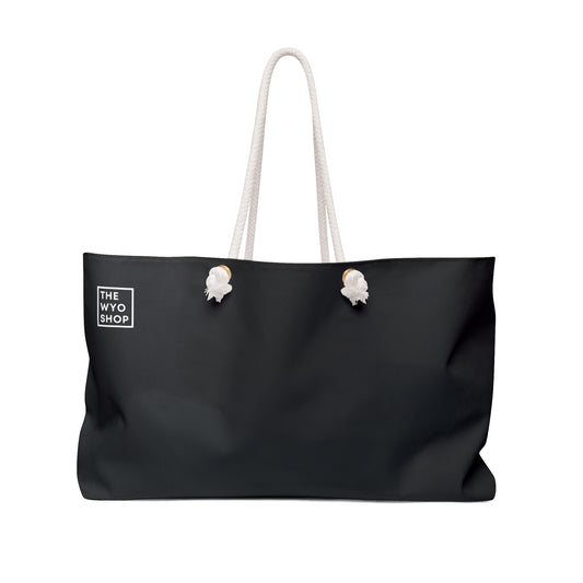 Black Weekender Bag