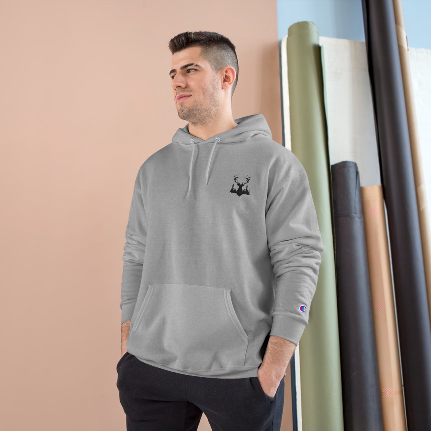 Mythical Buck Grey Hoodie