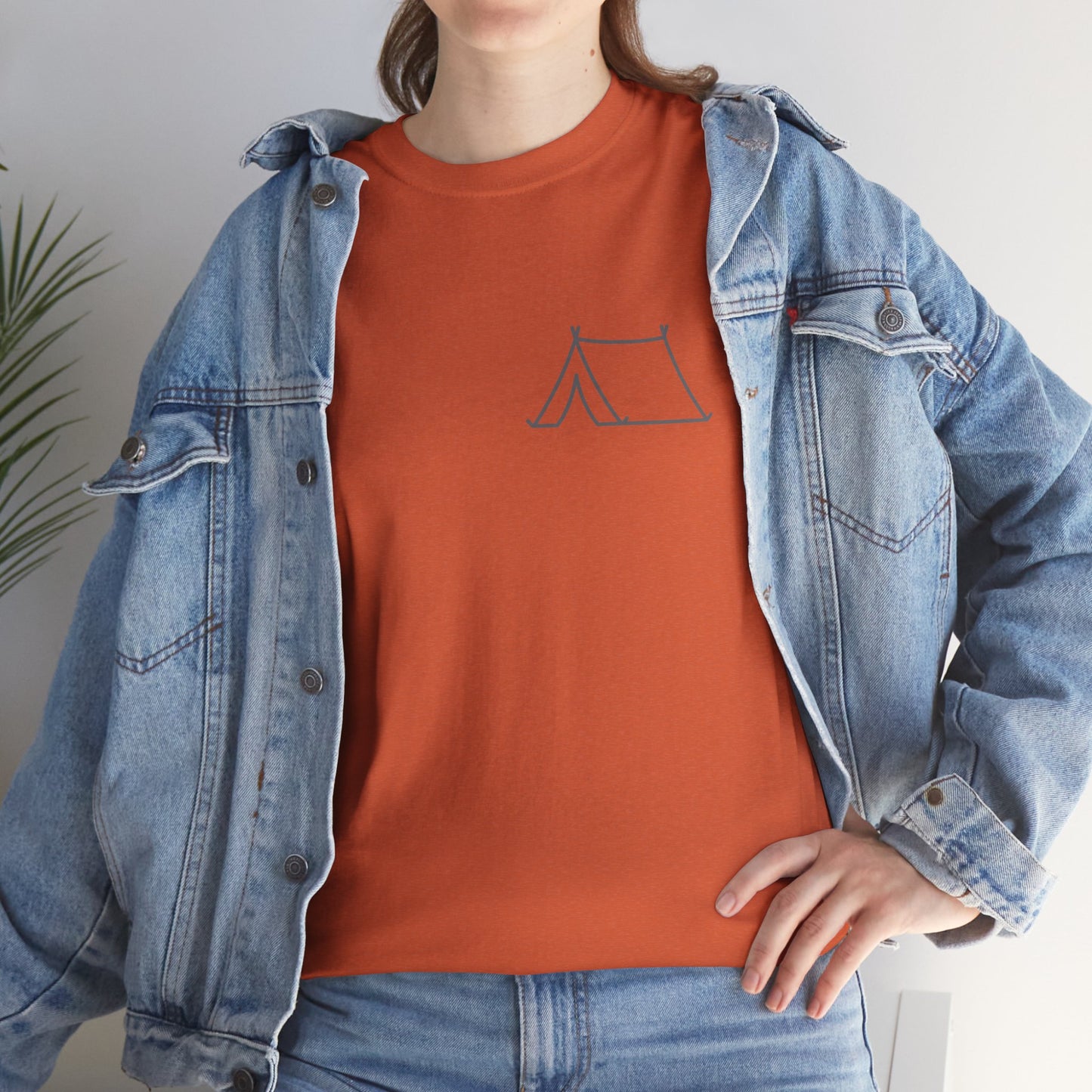 Orange Camping Tee