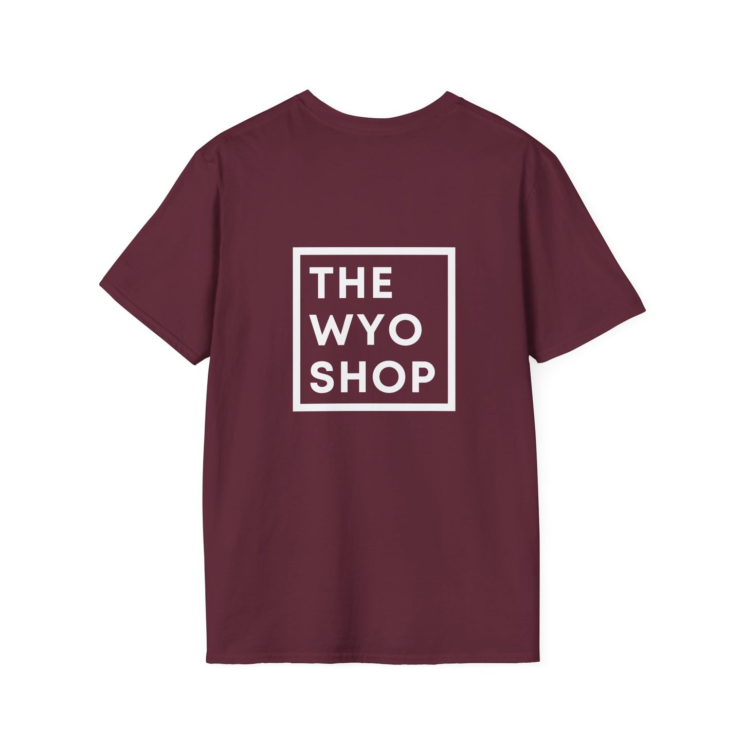 Maroon Back Logo Tee