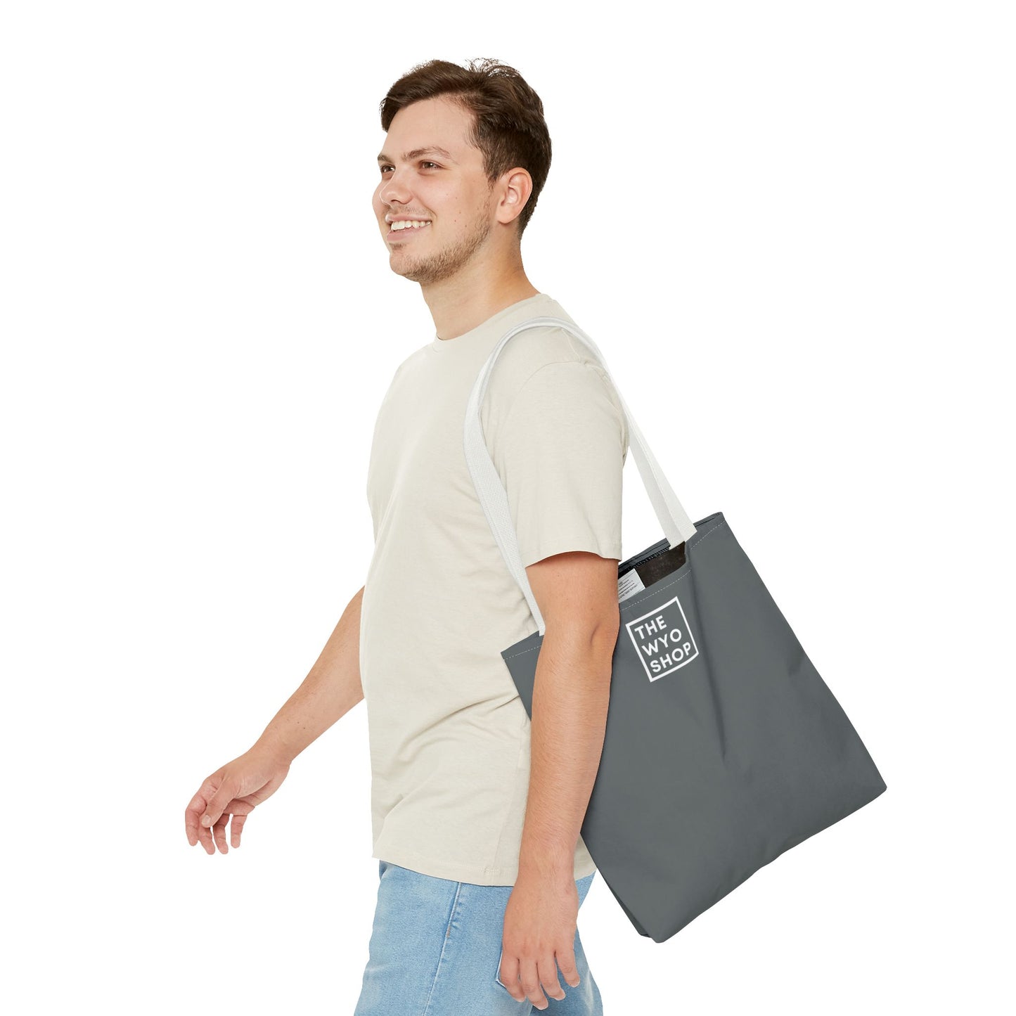 Grey Tote Bag